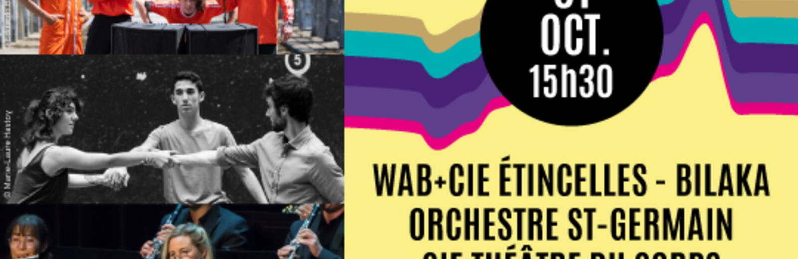 Wab, Cie Étincelles - Street soul train + Bilaka Soka + Orchestre Saint Germain et Théâtre du Corps